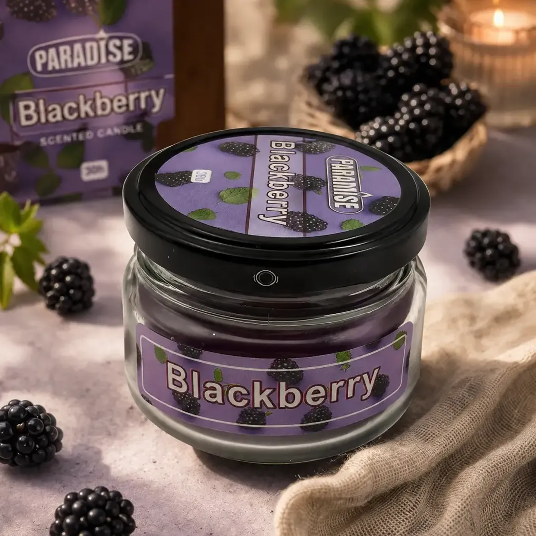 شمع معطر جار پاراميس رايحه شاتوت BLACKBERRRY
