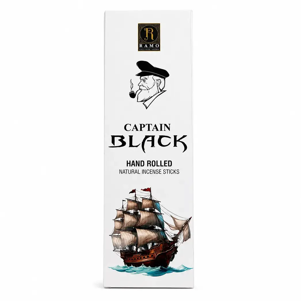 عود دست ساز کاپیتان بلک CAPTAIN BLACK برند رامو RAMO