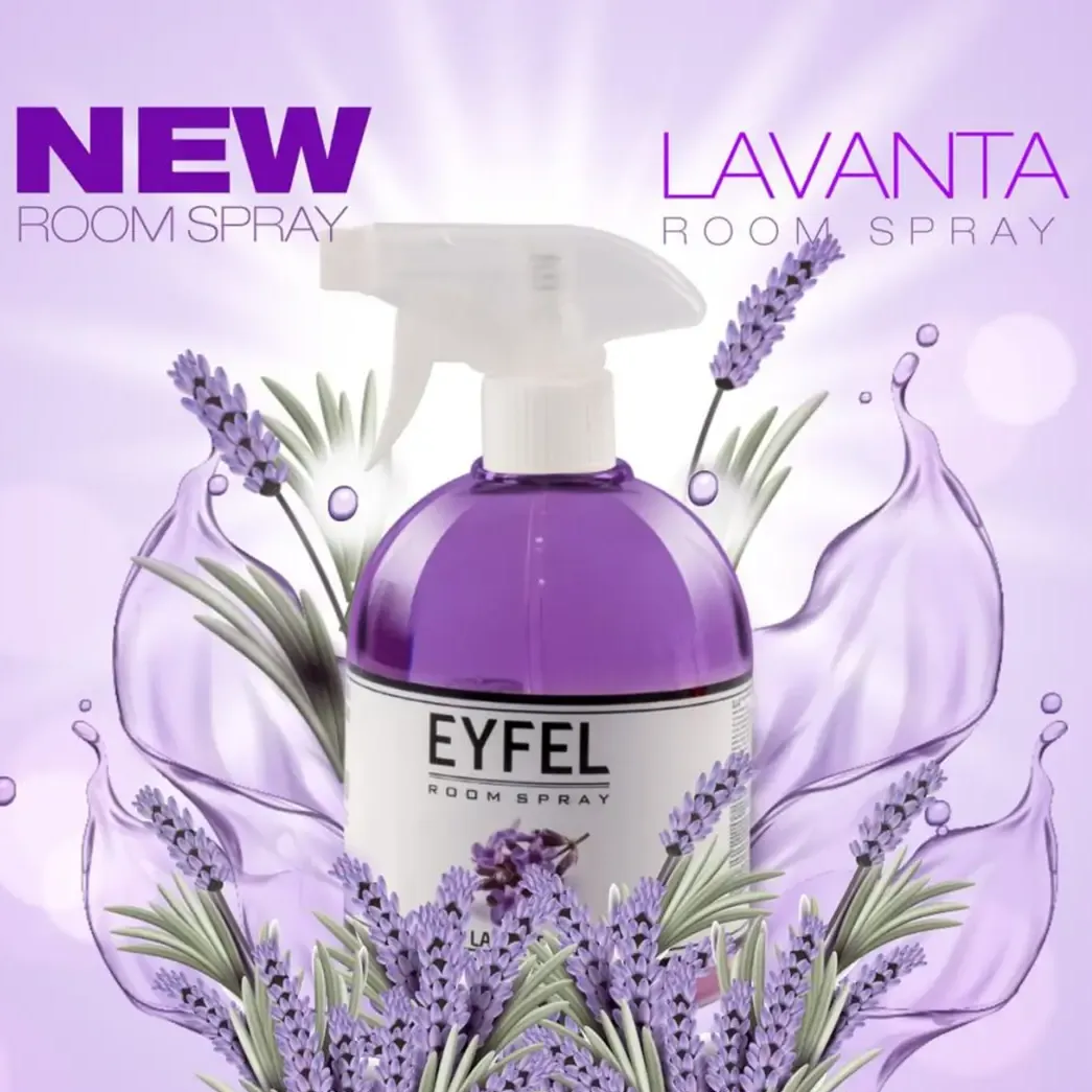اسپری خوشبوکننده هوا ایفل مدل لوندر LAVENDERحجم 500 میل