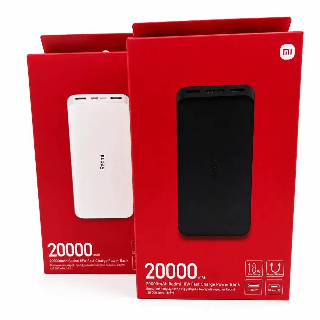 پاوربانک شیائومی مدل PB200LZM ظرفیت 20000 میلی‌آمپر اورجینال