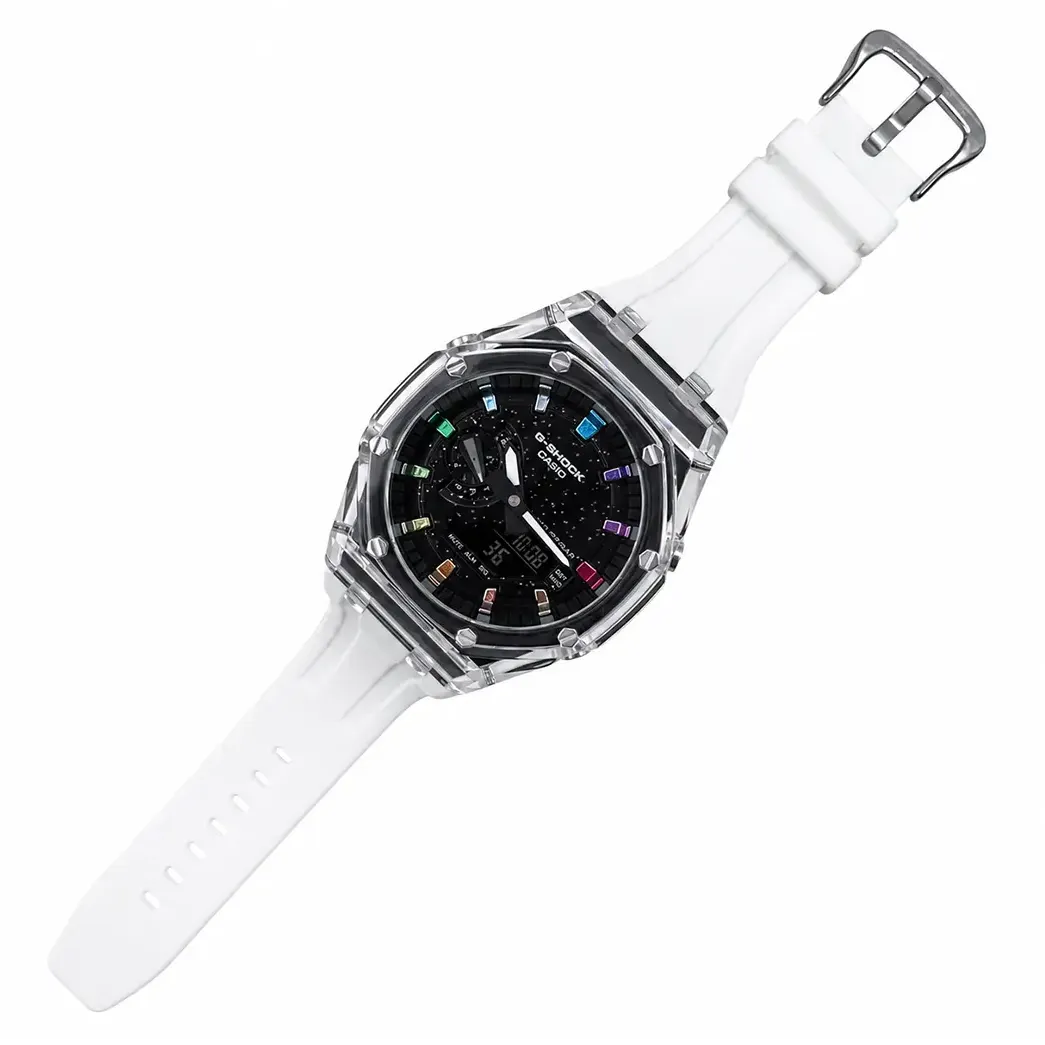 ساعت مچی کاسیو مدل جی شاک G-SHOCK 2100 رنگ سفید